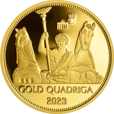 Gold Quadriga 2023 1 Unze