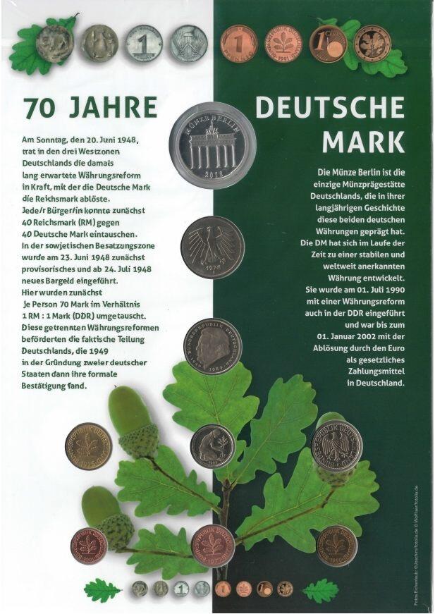 Kursmunzen 70 Jahre D Mark Staatliche Munze Berlin