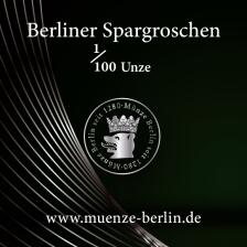 Berliner Spargroschen Ag 1/100 Unze